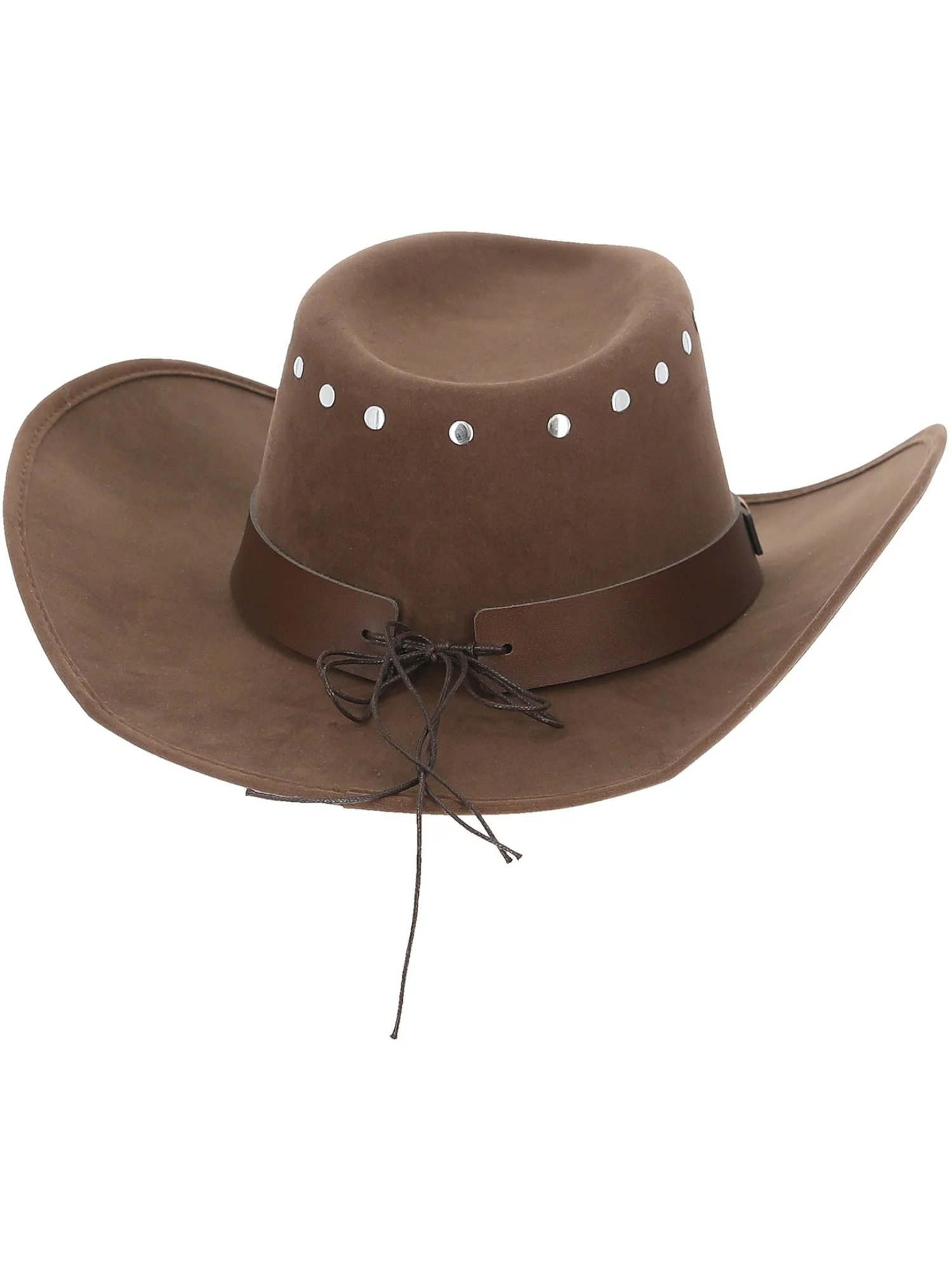 Adults Haunted Skeleton Outlaw Cowboy Hat - Image 3