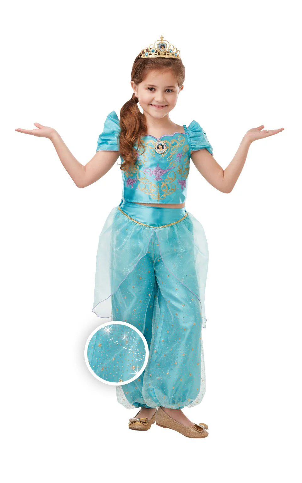 Aladdin Jasmine Girls Costume - Image 3