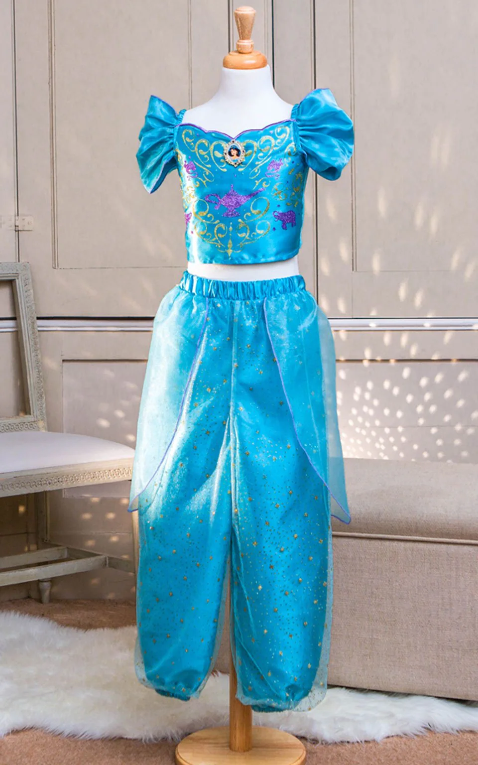 Aladdin Jasmine Girls Costume - Image 9