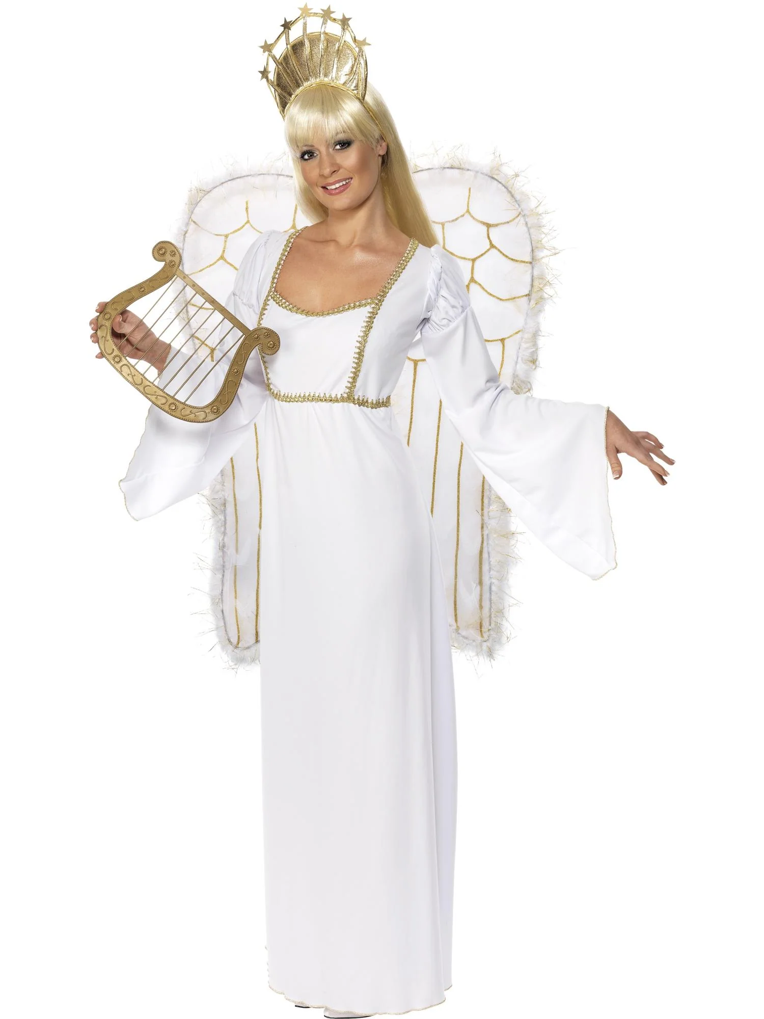 Angel Costume, Deluxe, with Crown - Image 4