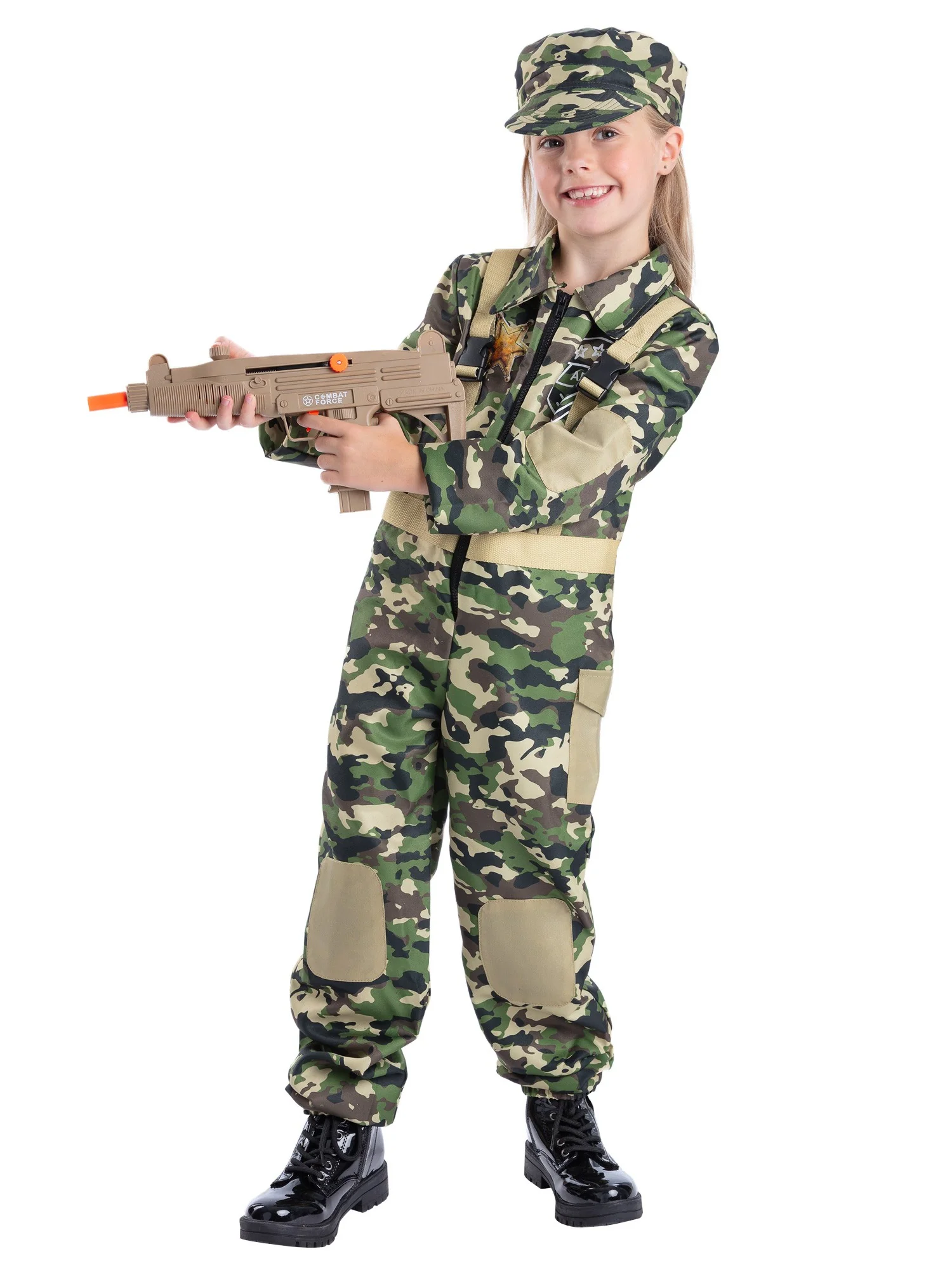 Army Costume with All in One & Hat - Image 5