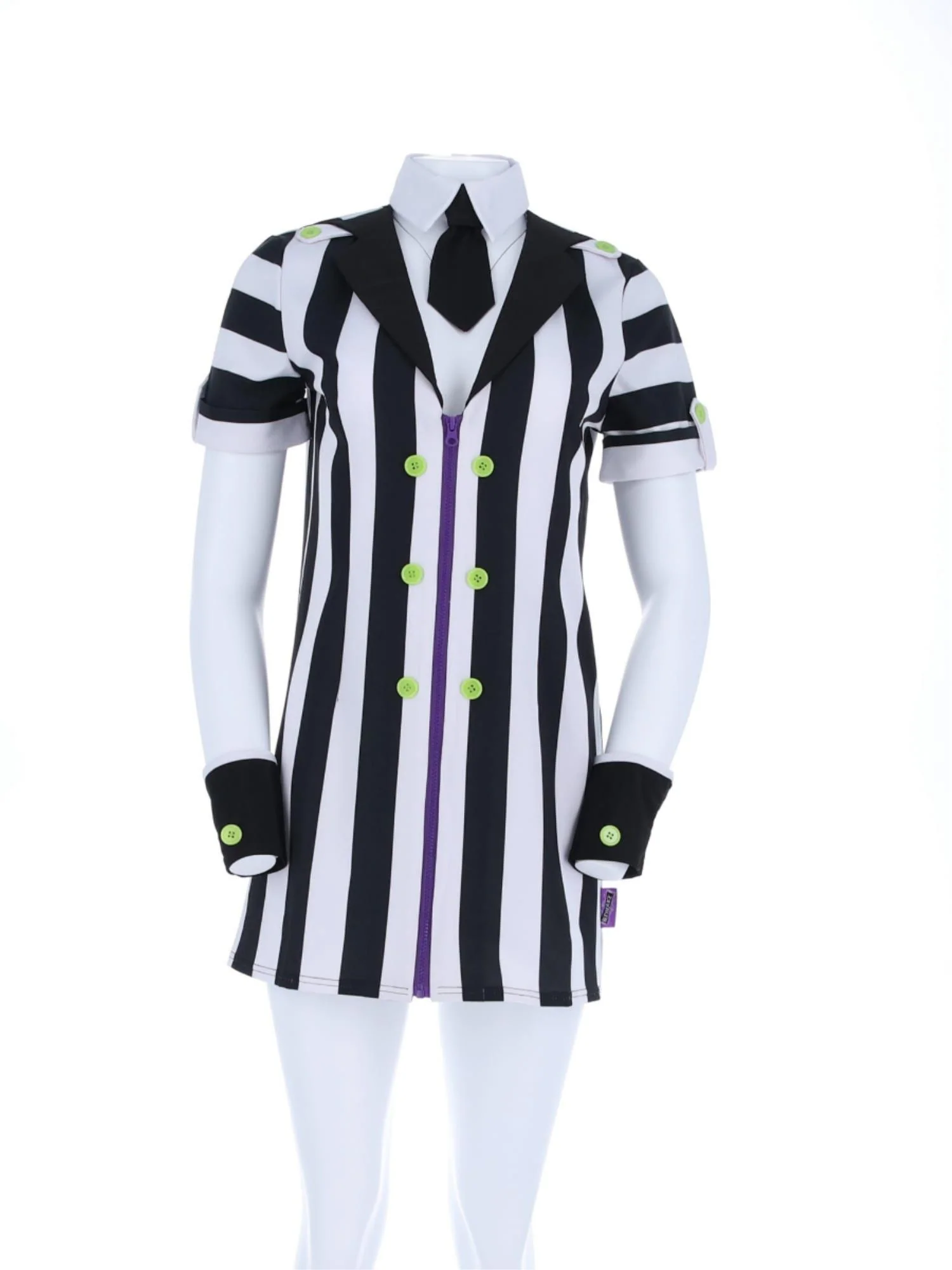 Beetlejuice Womens Shirt Dress Costume - Image 6