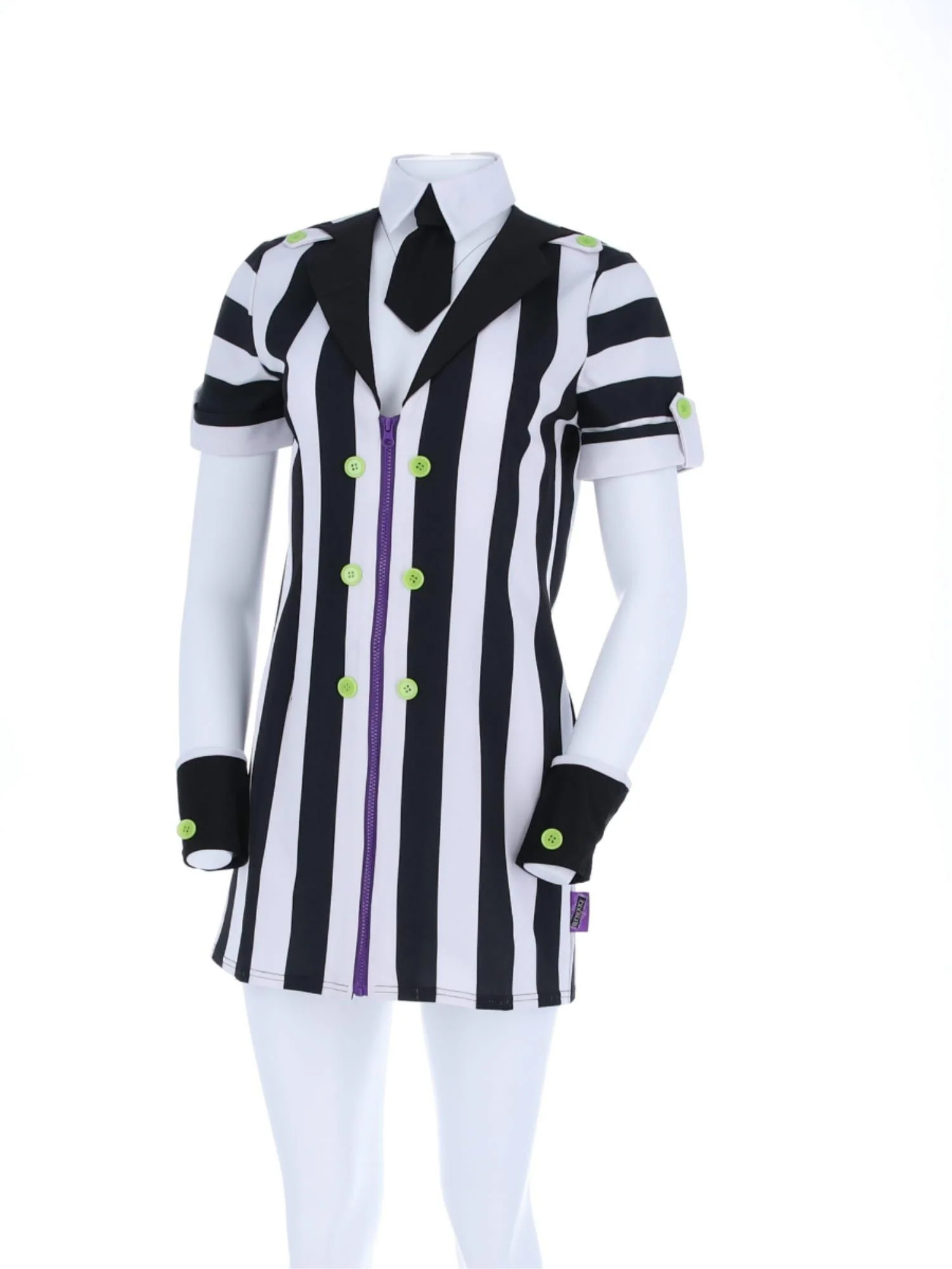 Beetlejuice Womens Shirt Dress Costume - Image 7
