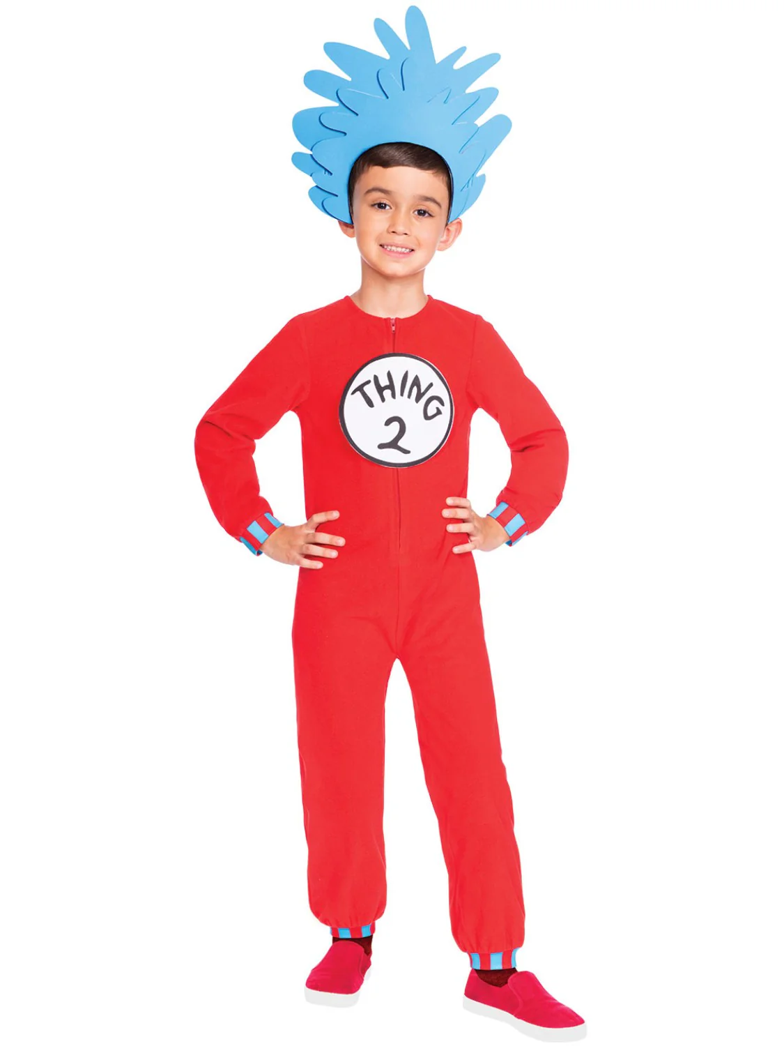 Cat In The Hat Thing One & Two Kids Jumpsuit - Image 3