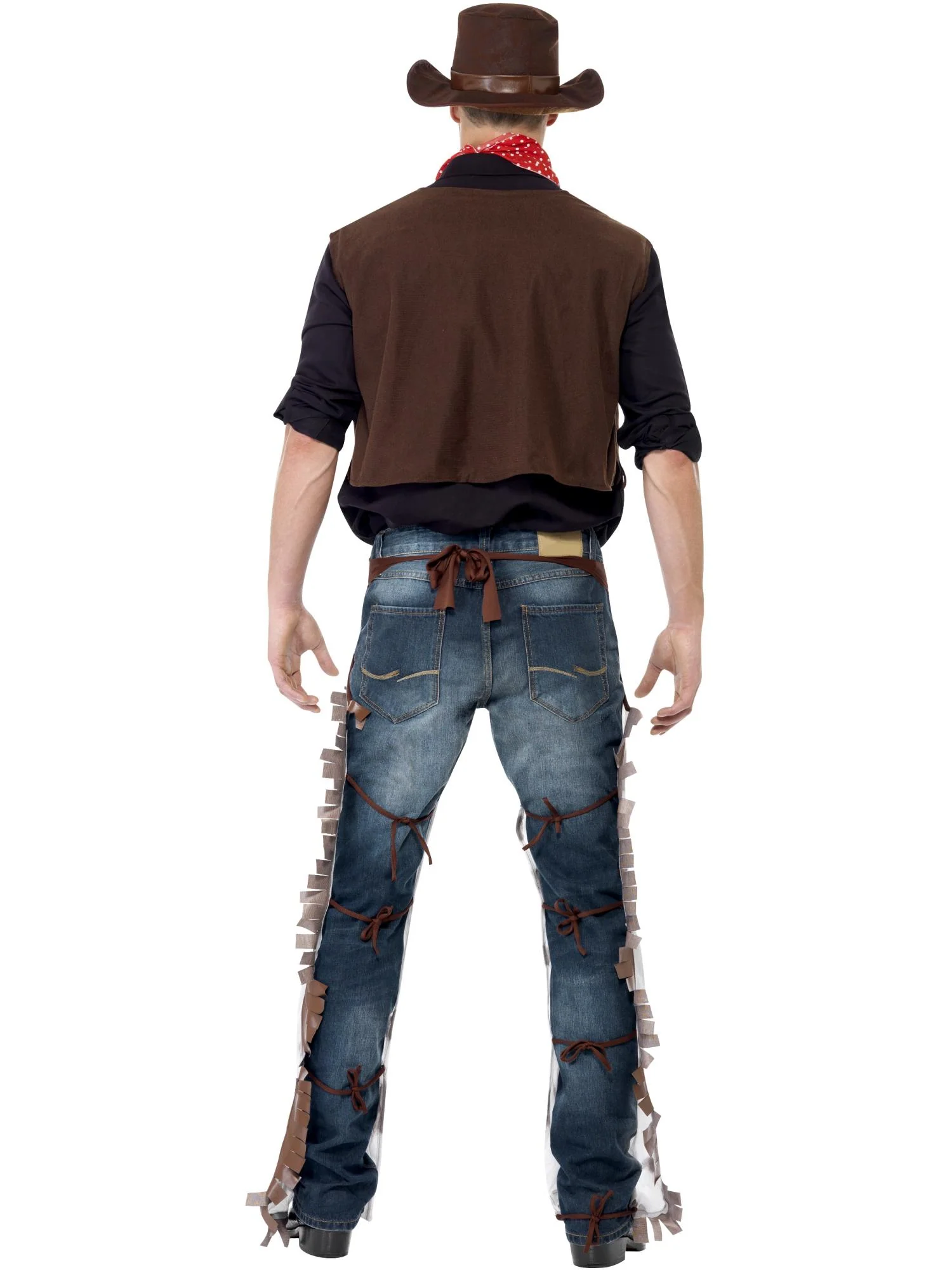 Cowboy Costume, Brown - Image 3
