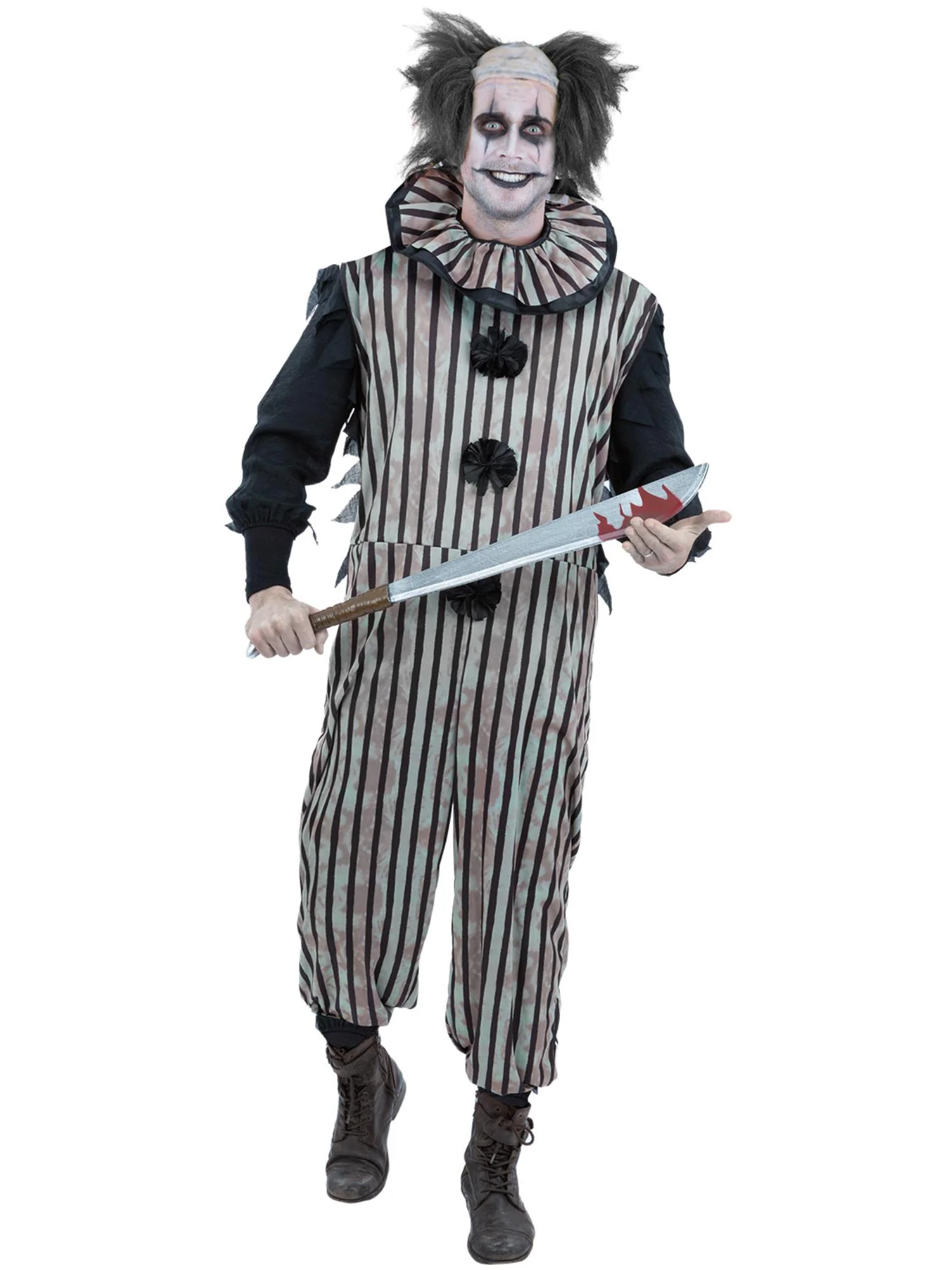 Dark Vintage Clown Costume - Image 4