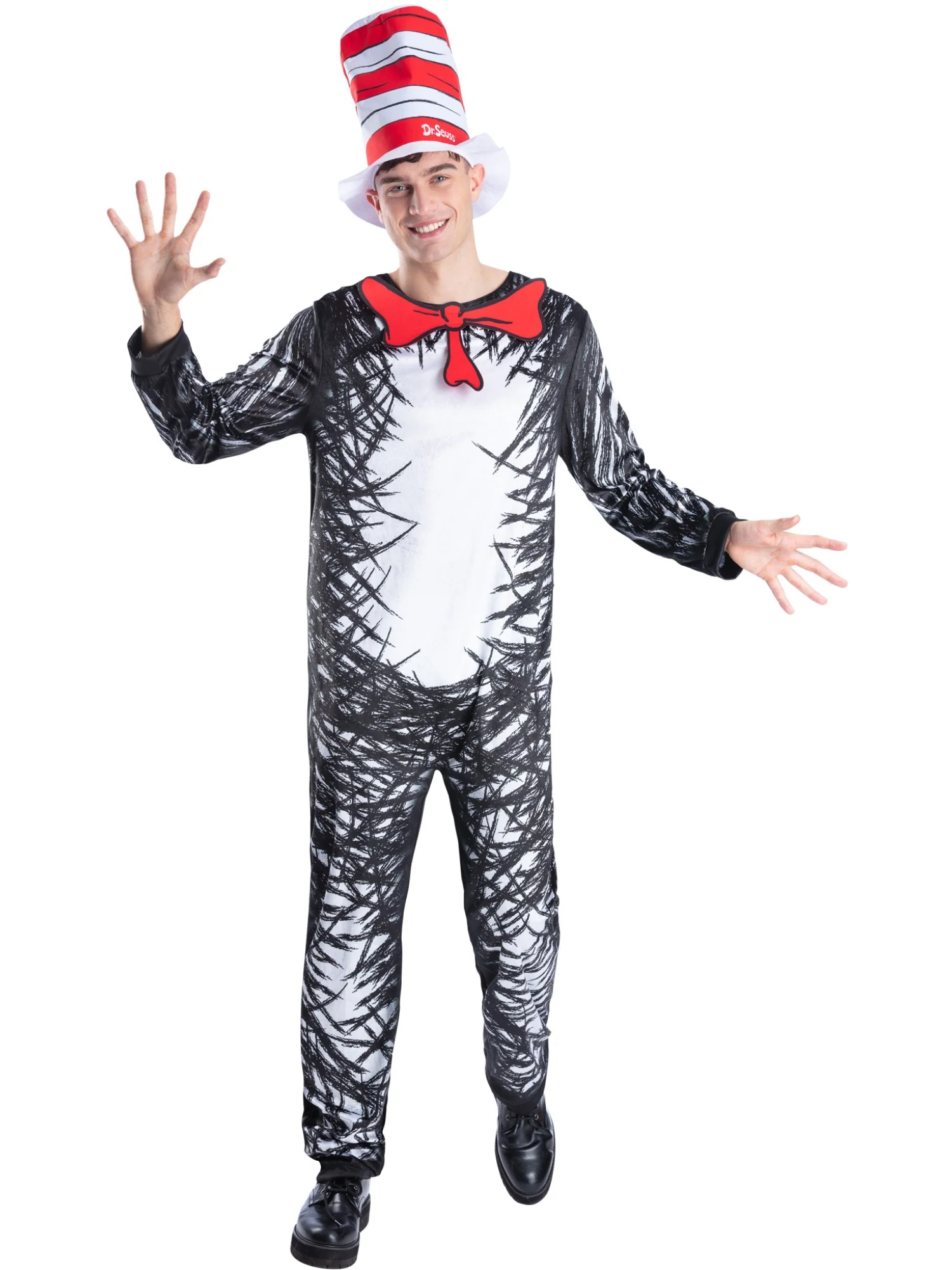 Dr Seuss Cat In The Hat Adult Costume - Image 4