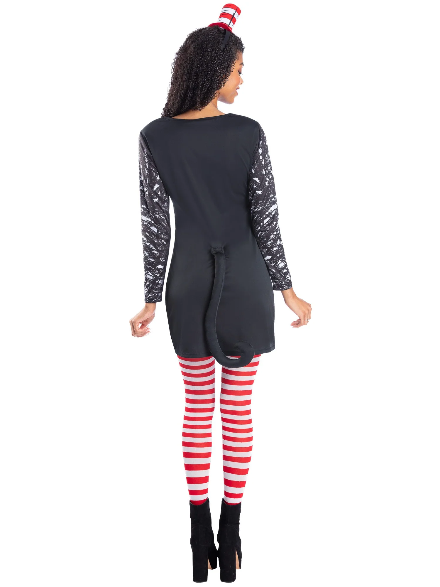 Dr Seuss Cat in the Hat Ladies Costume - Image 3