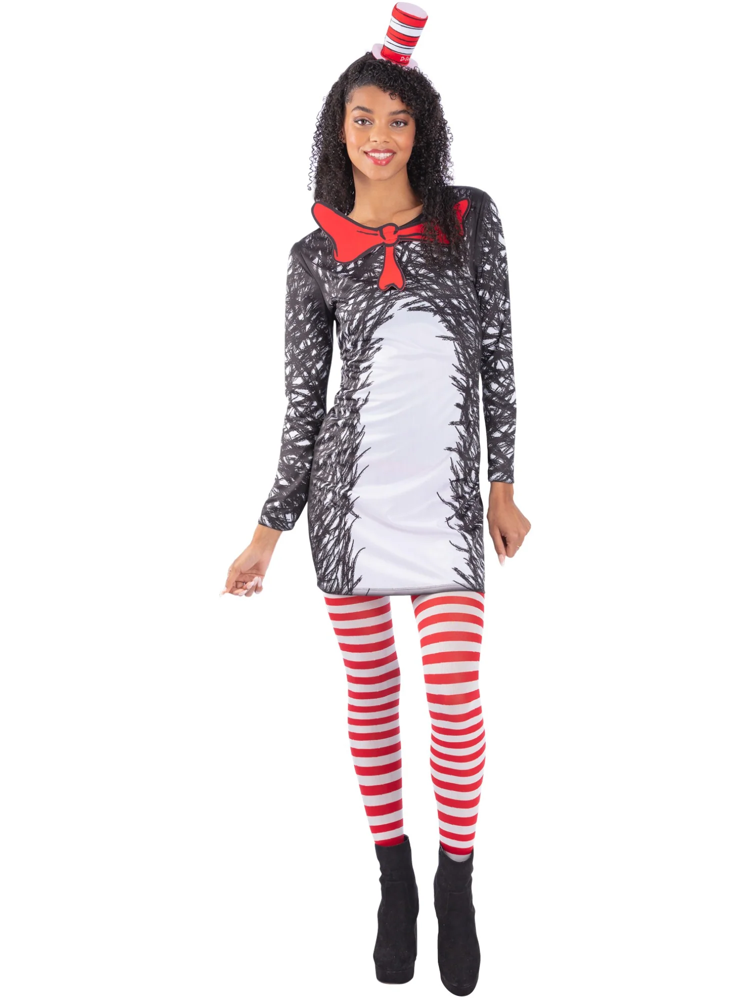 Dr Seuss Cat in the Hat Ladies Costume - Image 4