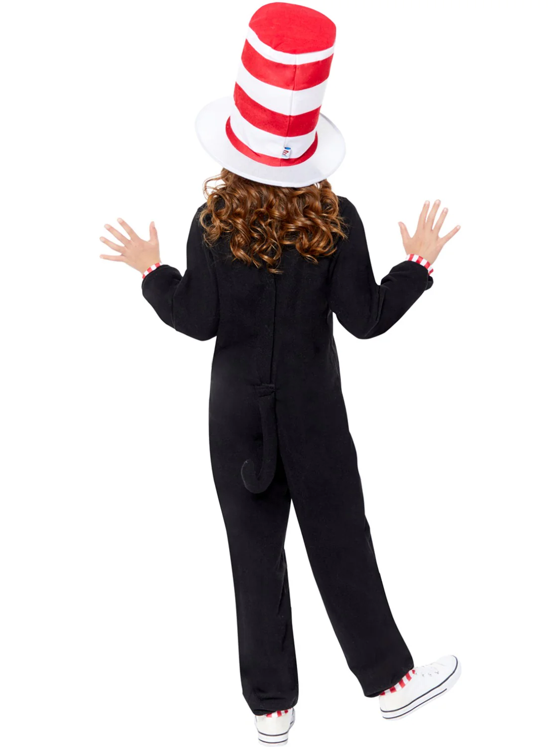 Dr Seuss The Cat in the Hat Jumpsuit Costume, Kids - Image 4