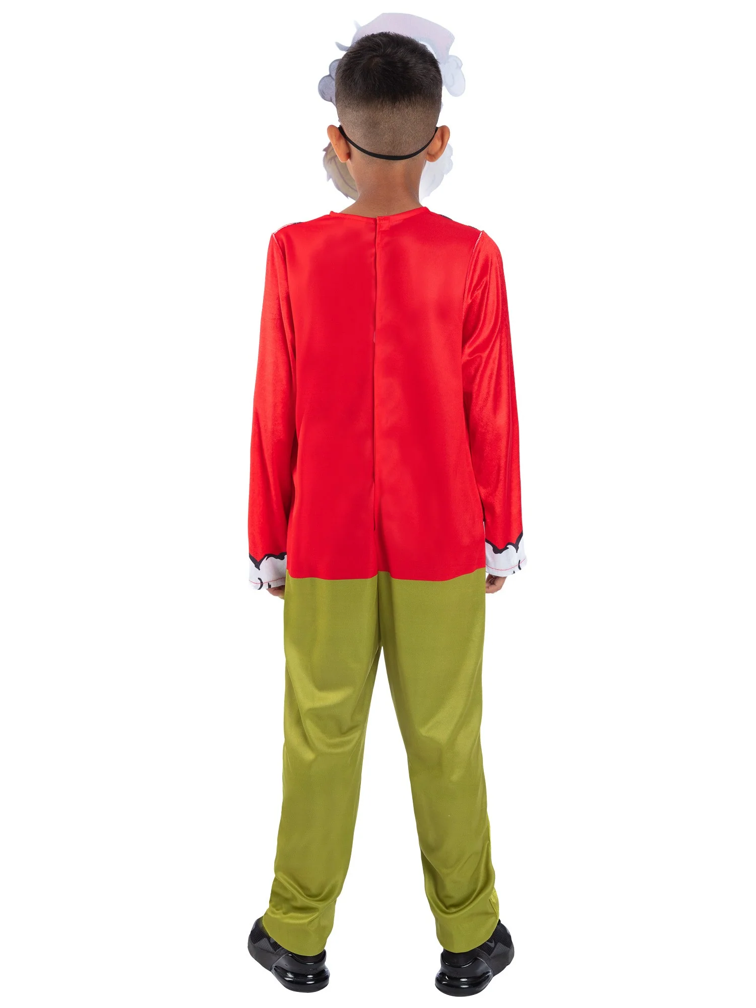 Dr Seuss The Grinch Santa Costume - Image 3
