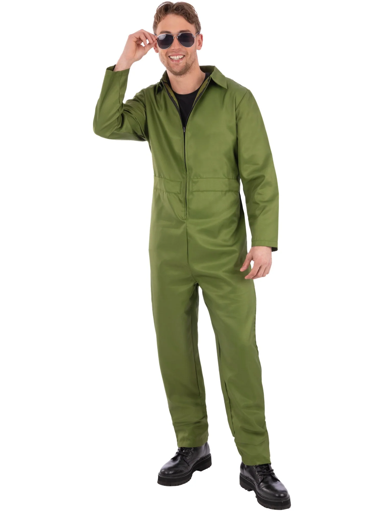 Green Boiler Suit Costume - Image 3