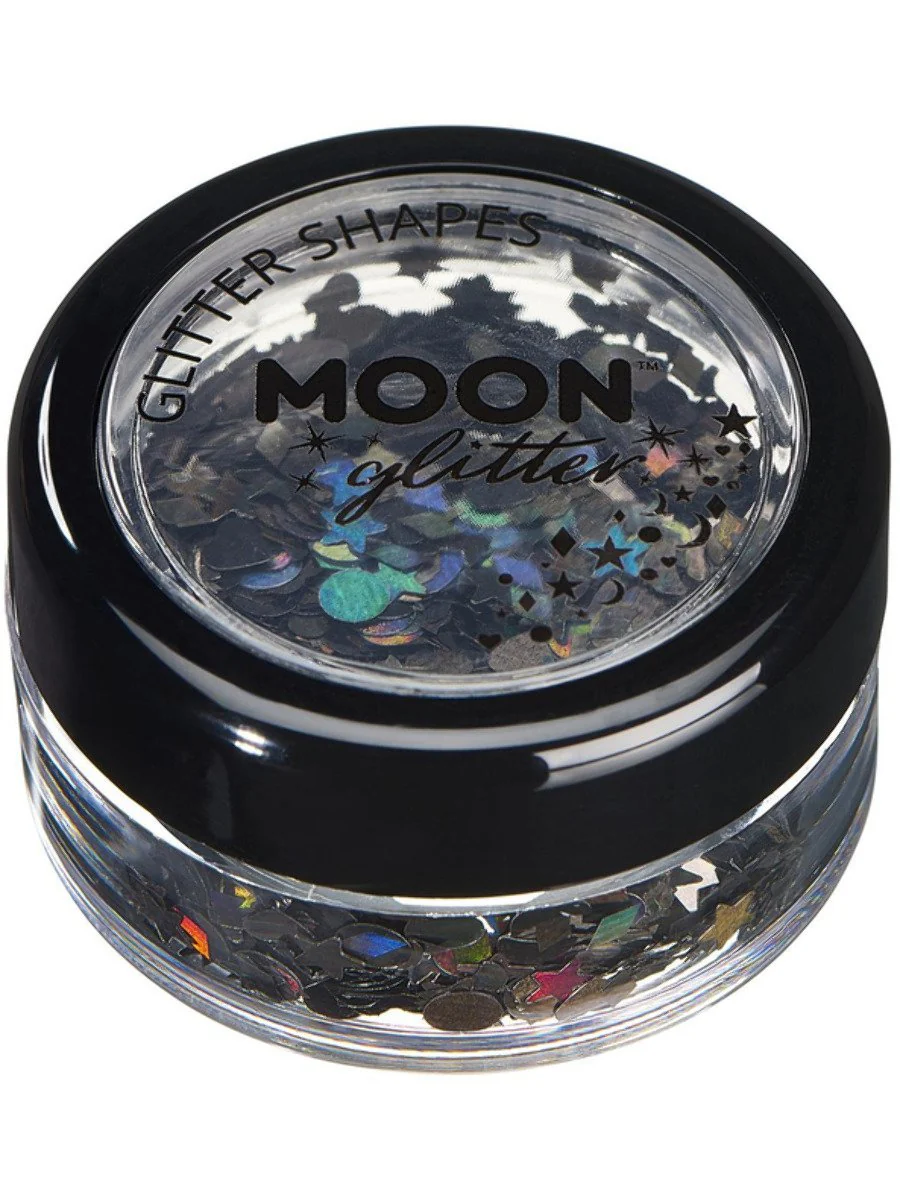 Moon Glitter Holographic Glitter Shapes - Image 3