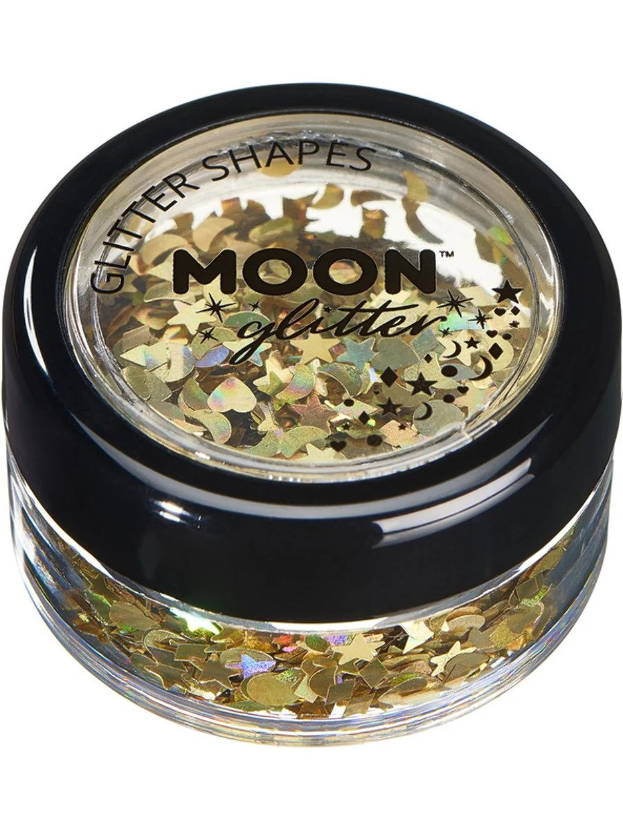 Moon Glitter Holographic Glitter Shapes - Image 5