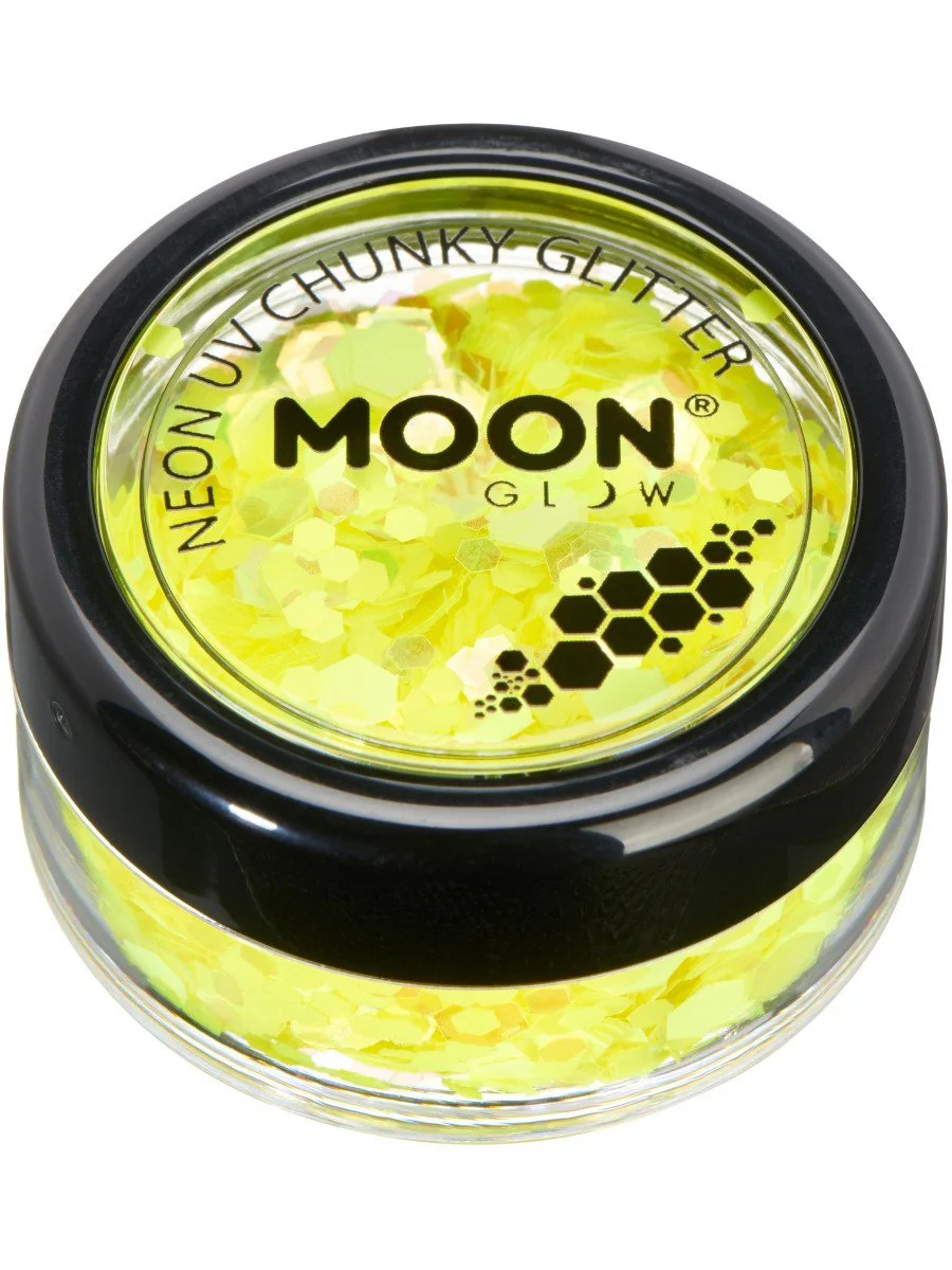 Moon Glow Neon UV Chunky Glitter - Image 9