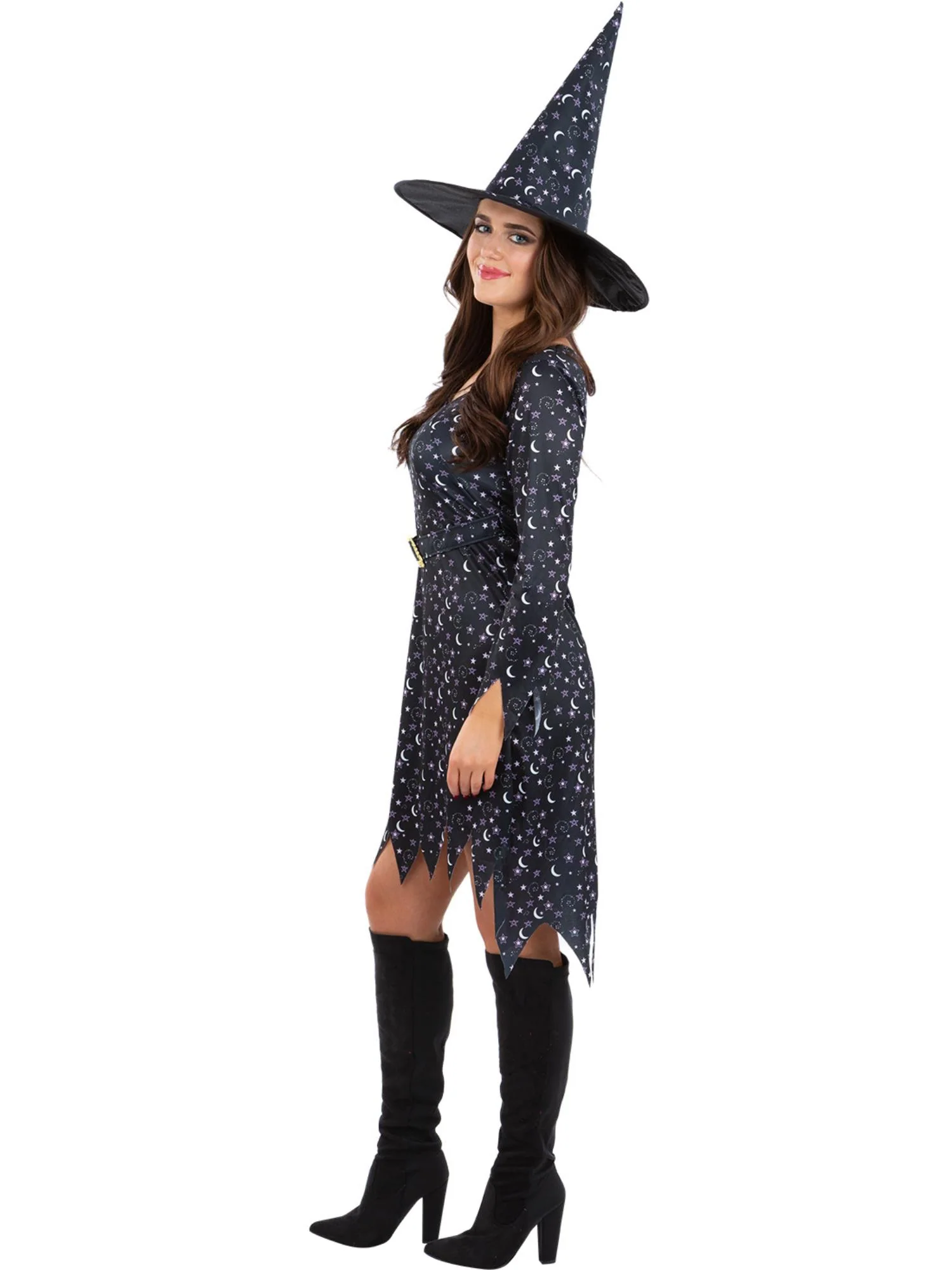 Moon & Stars Witch Costume - Image 3