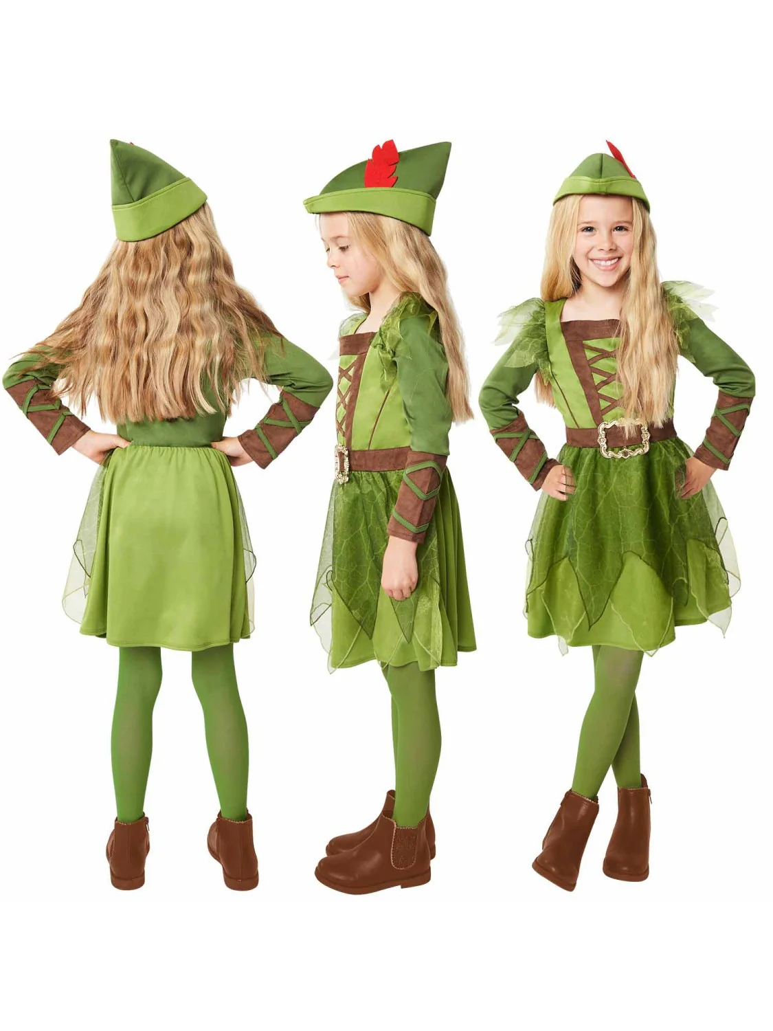 Peter Pan Girls, Dress & Hat - Image 6