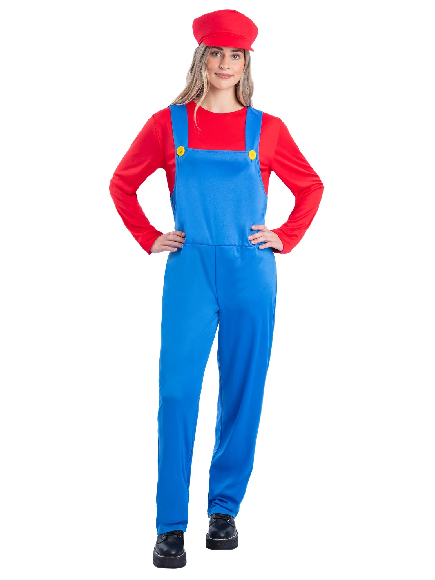 Red Plumber Costume - Image 4