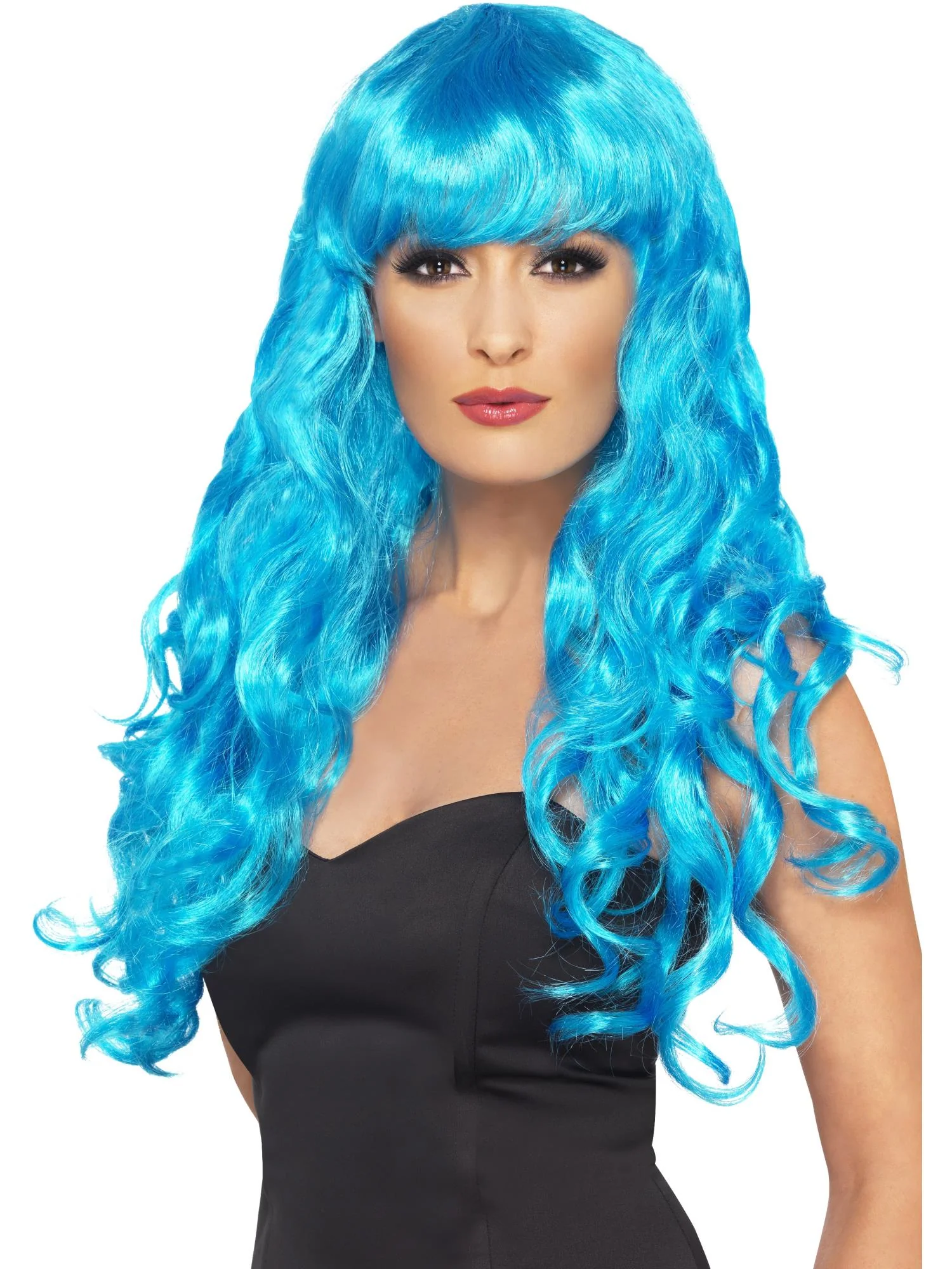 Siren Long Curly Wig with Fringe - Image 4