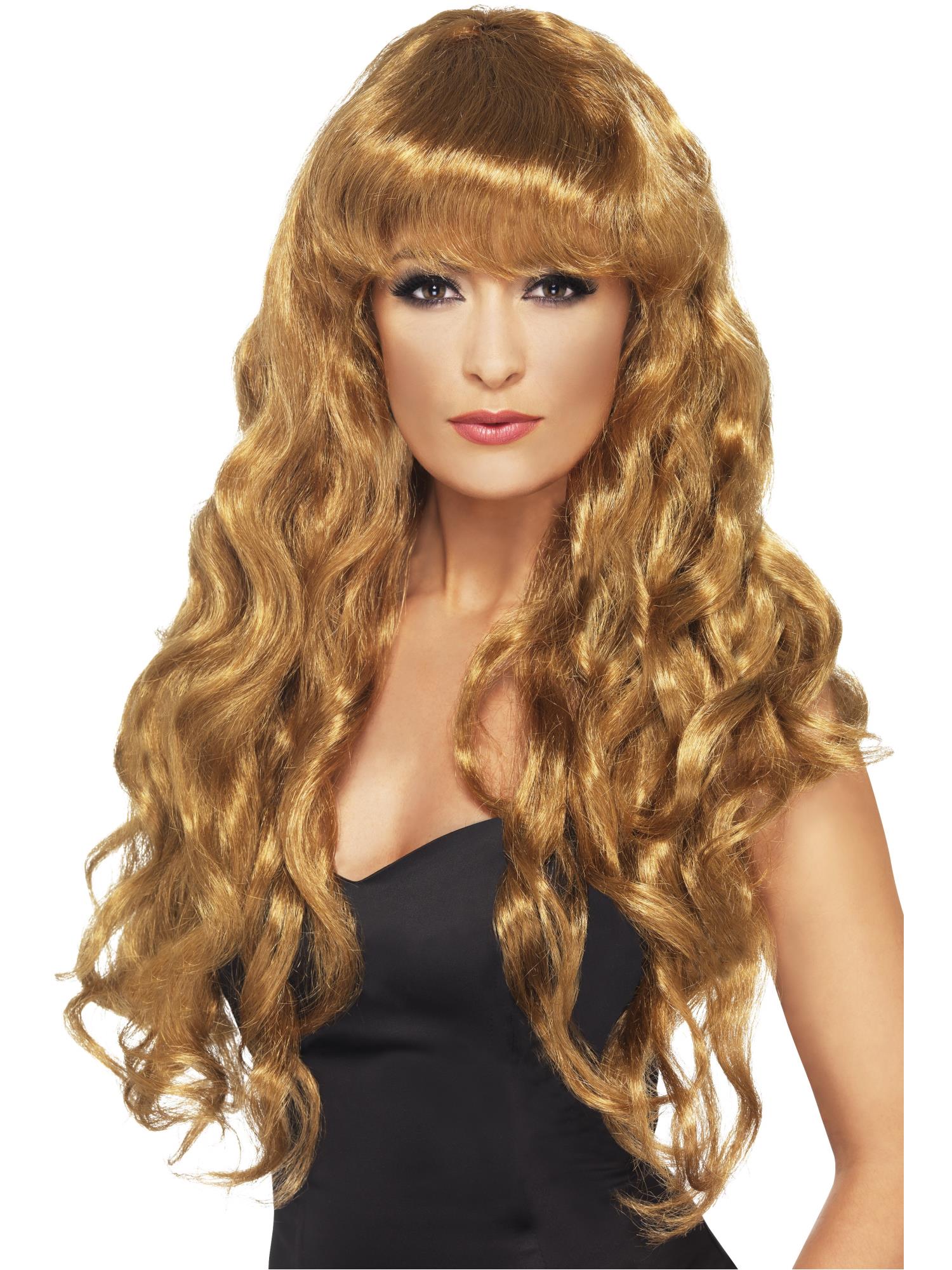 Siren Long Curly Wig with Fringe - Image 5