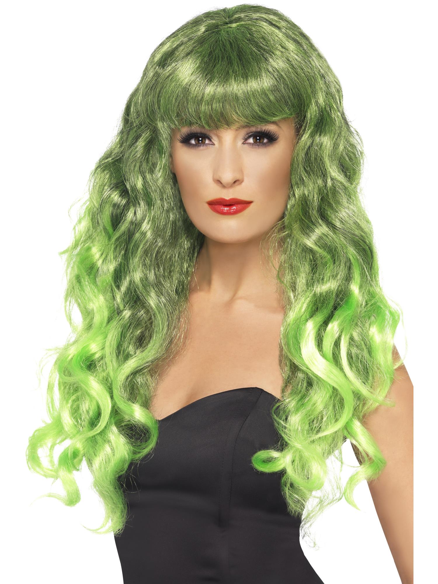 Siren Long Curly Wig with Fringe - Image 6