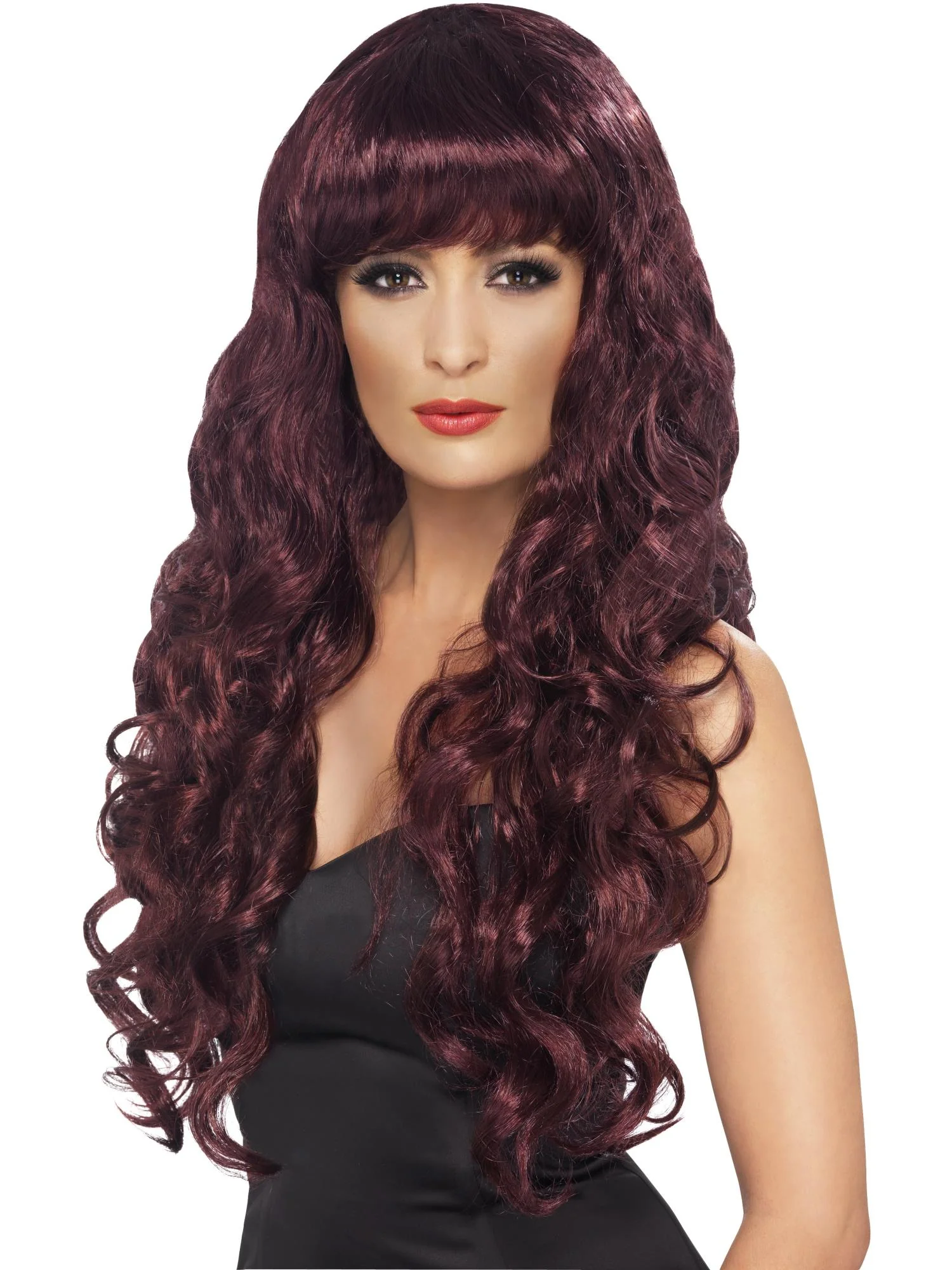 Siren Long Curly Wig with Fringe - Image 7