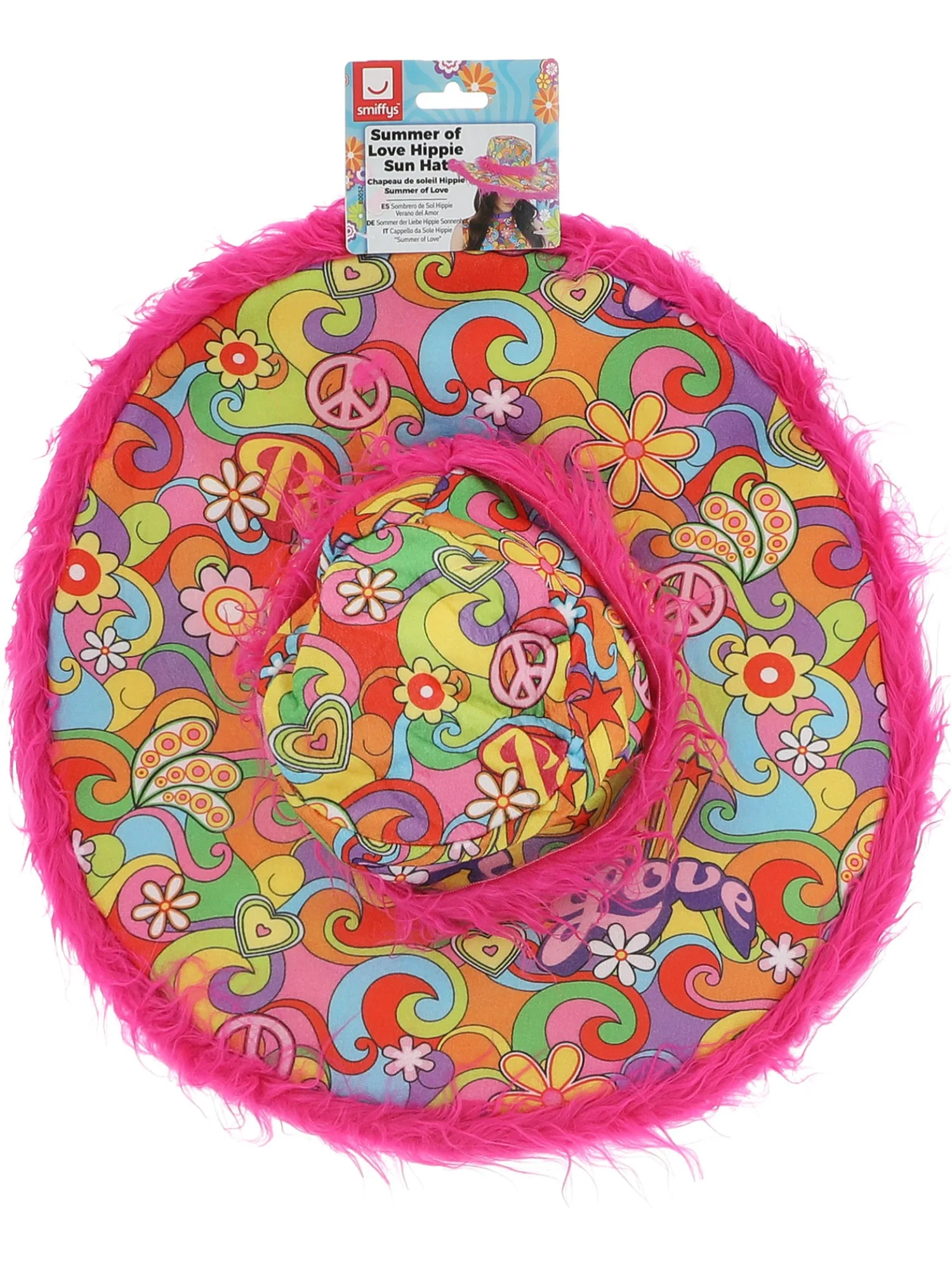 Summer of Love Hippie Sun Hat - Image 3
