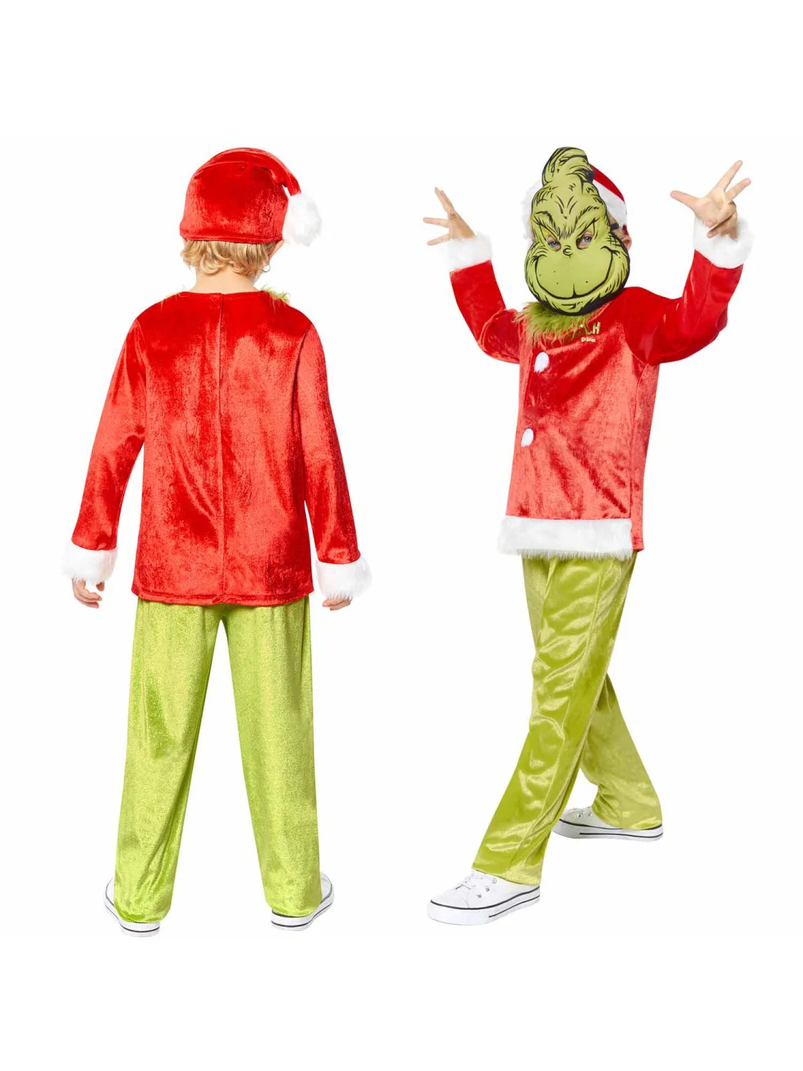 The Grinch Classic Costume, Kids - Image 7