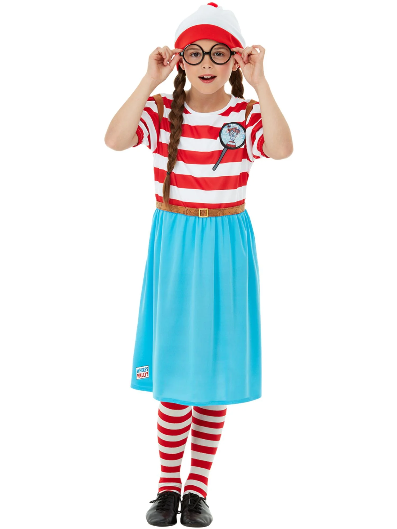 Where's Wally? Wenda Deluxe Girls Costume - Image 4